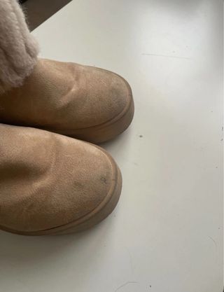 Stivaletti bimba pelliccia beige tg 34