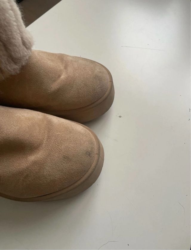 Stivaletti bimba pelliccia beige tg 34