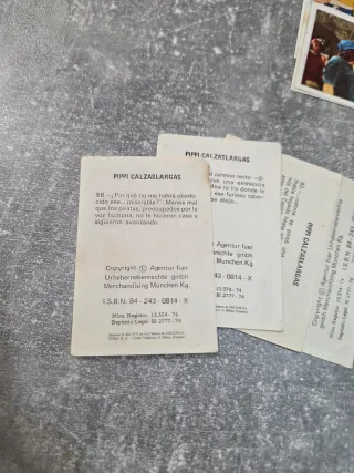 Colección  Cromos Pippi Calzaslargas 1975 Fher