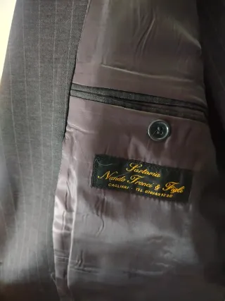 Abito Sartoria Nando Tronci Pura Lana Vergine