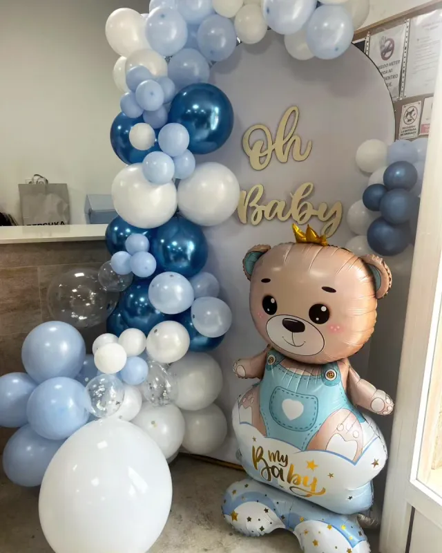 Decoración Fiesta Oh Baby Osito Azul