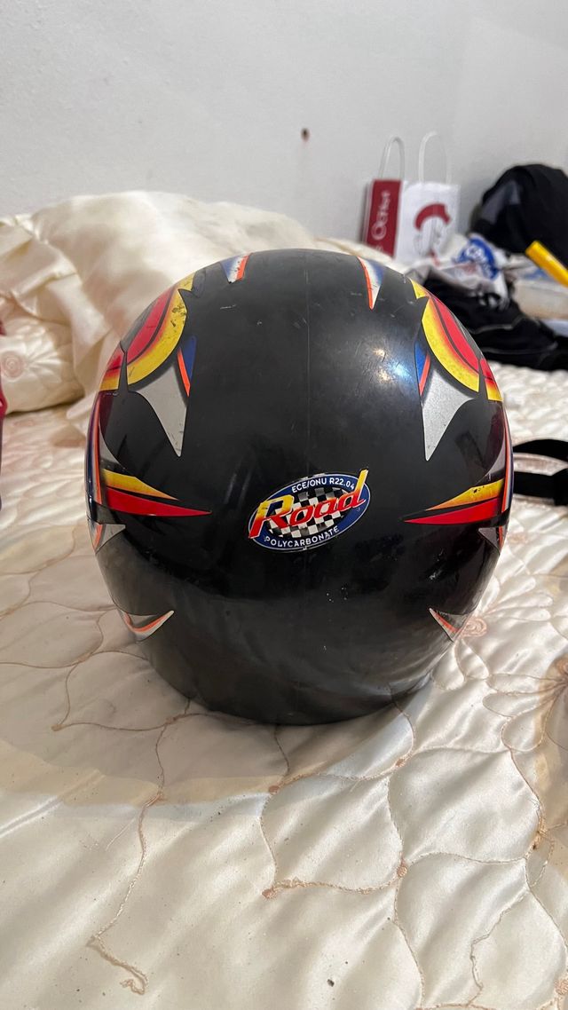 Casco NZI Negro con Visera