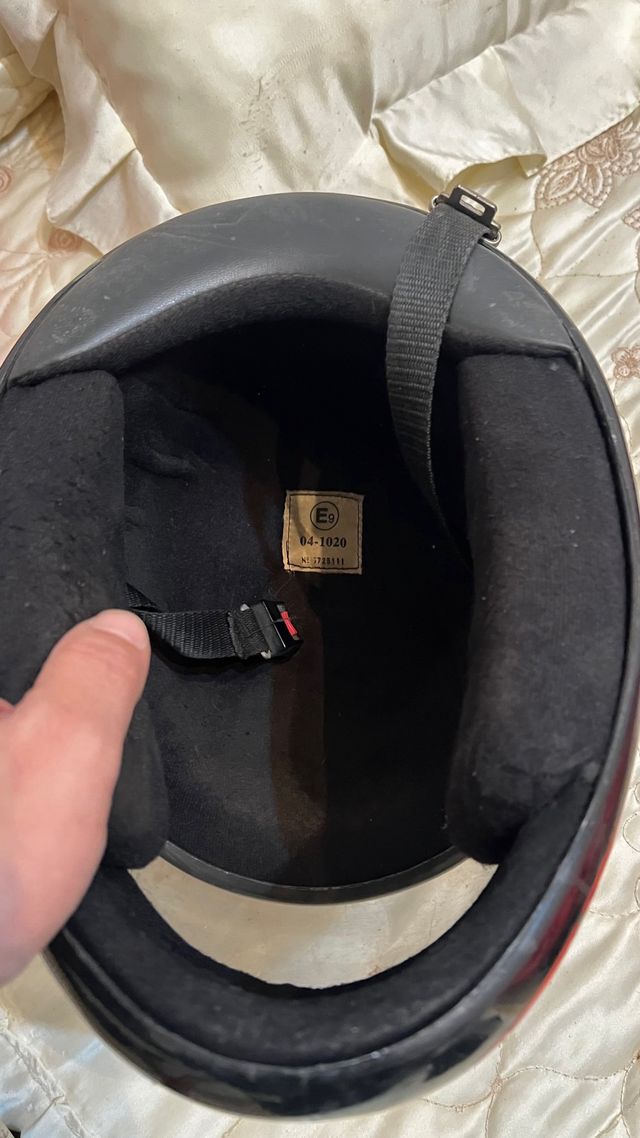 Casco NZI Negro con Visera