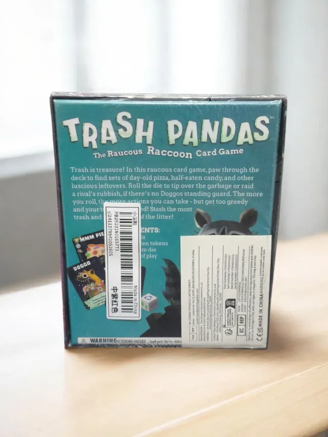 Juego de cartas Trash Pandas