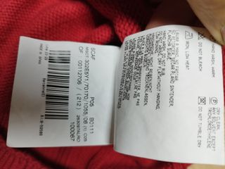 Jersey Burberry Cremallera Roja Talla M