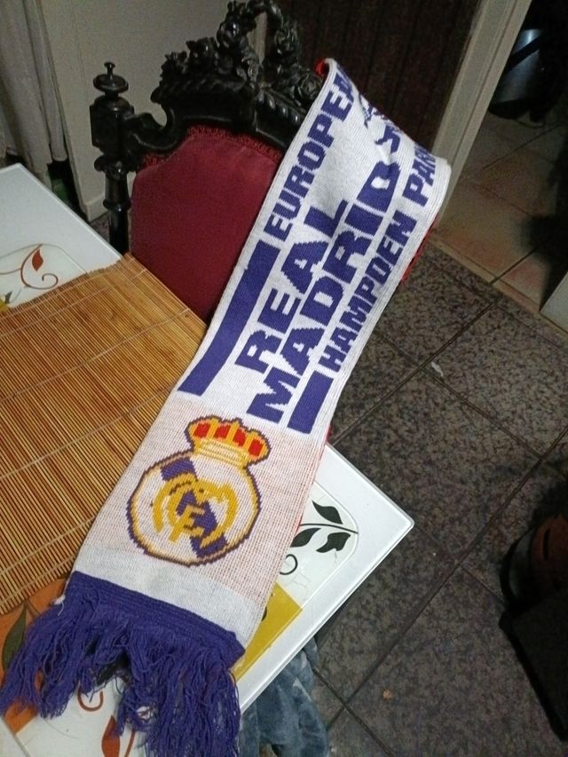 Bufanda Bayer Leverkusen Final Copa 2002 real madr