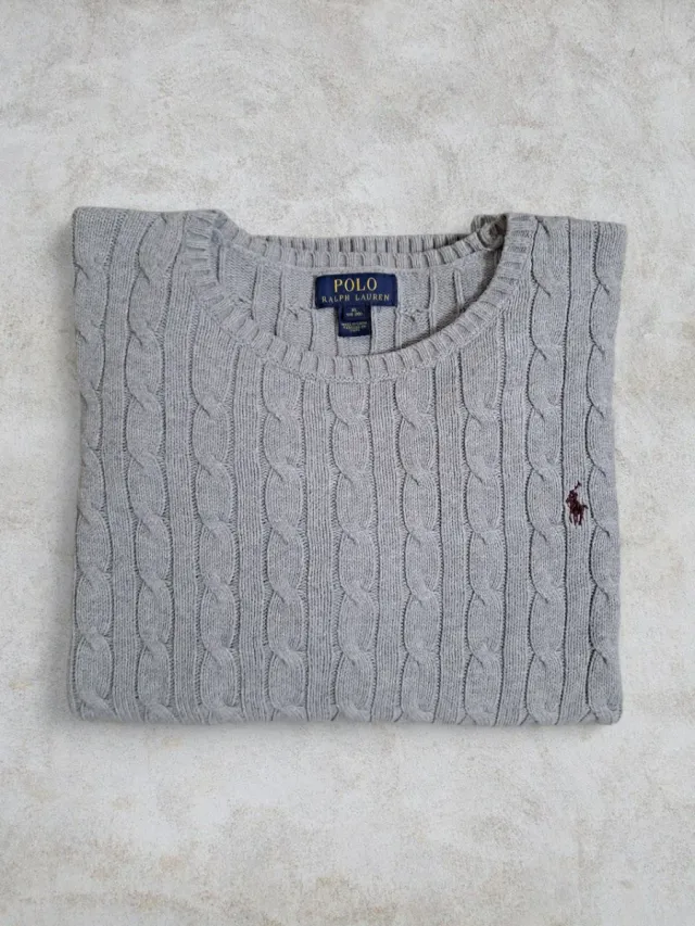 Polo Ralph Lauren Jersey Gris Talla M