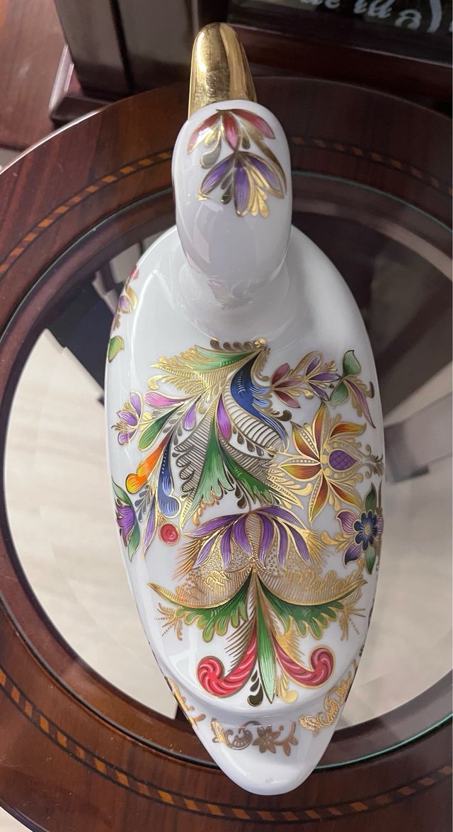 Figura Pato Porcelana marca Casa Bohemia
