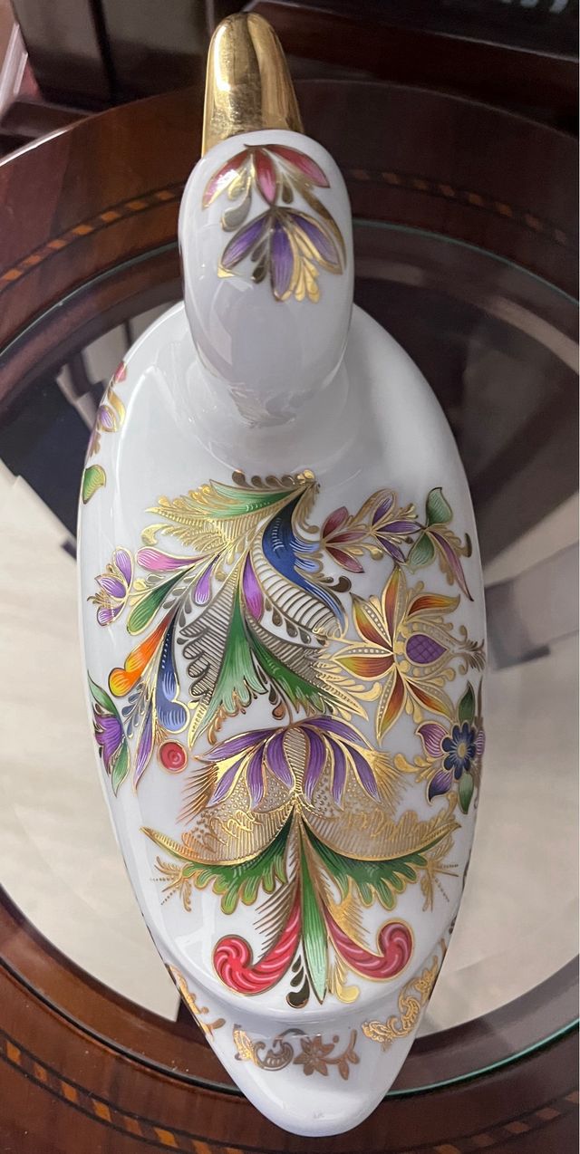 Figura Pato Porcelana marca Casa Bohemia