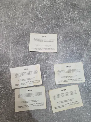 Colección Cromos Heidi FHER 1975 España