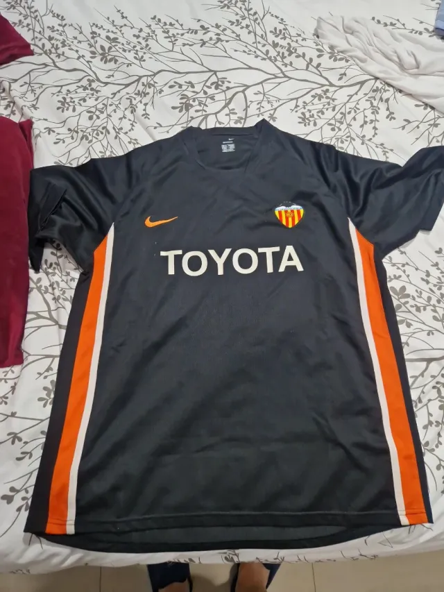 Camiseta Nike VCF Negra Naranja