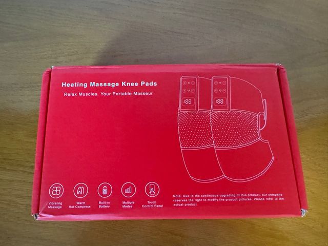 Masajeador de rodilla calefactable
