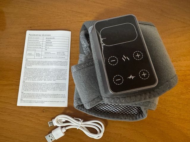 Masajeador de rodilla calefactable