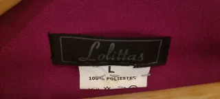 Vestido juvenil fucsia oscuro Talla XS