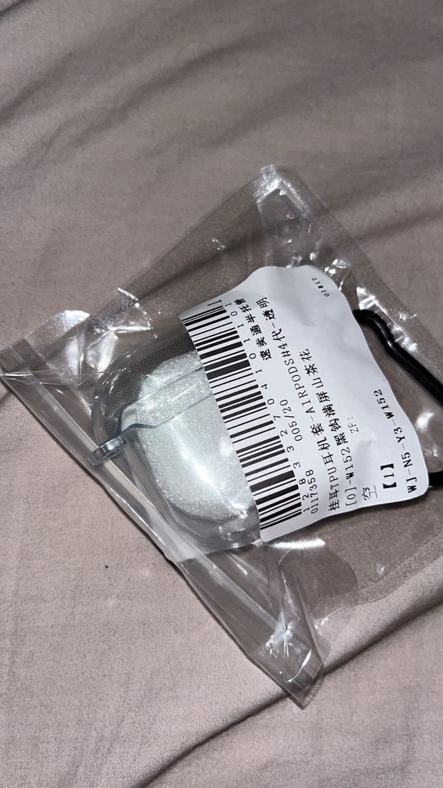 Custodia AirPods in TPU trasparente