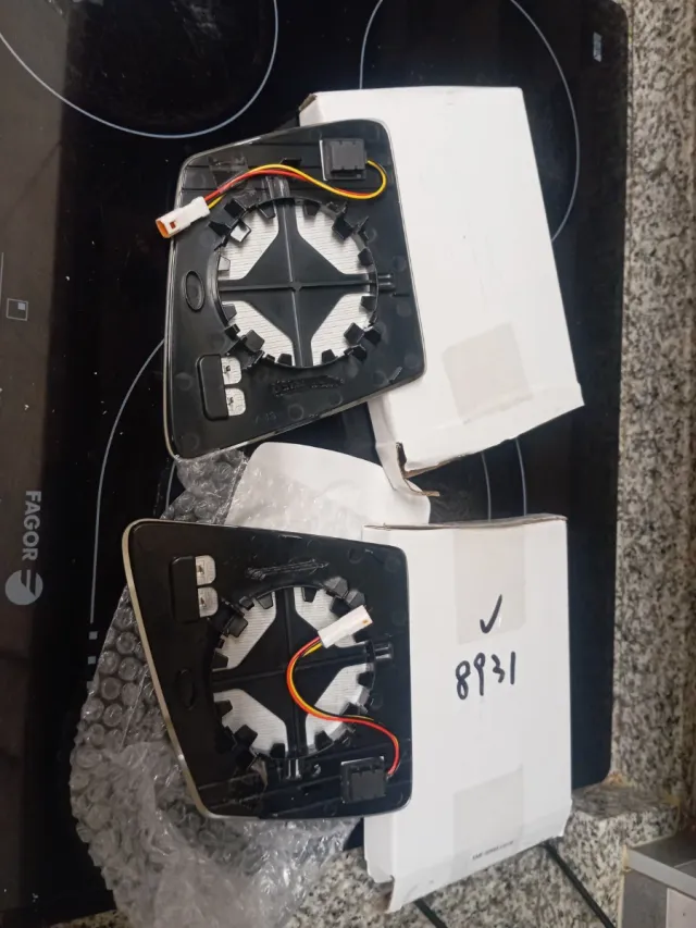 Espejos retrovisores calefactables conductor y cop