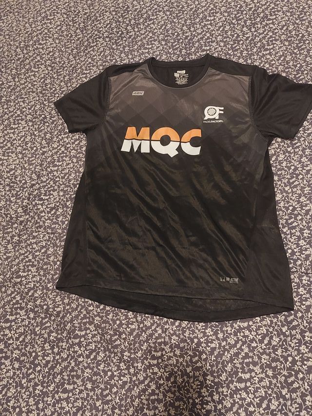 Camiseta Padel Negra Talla M 42K