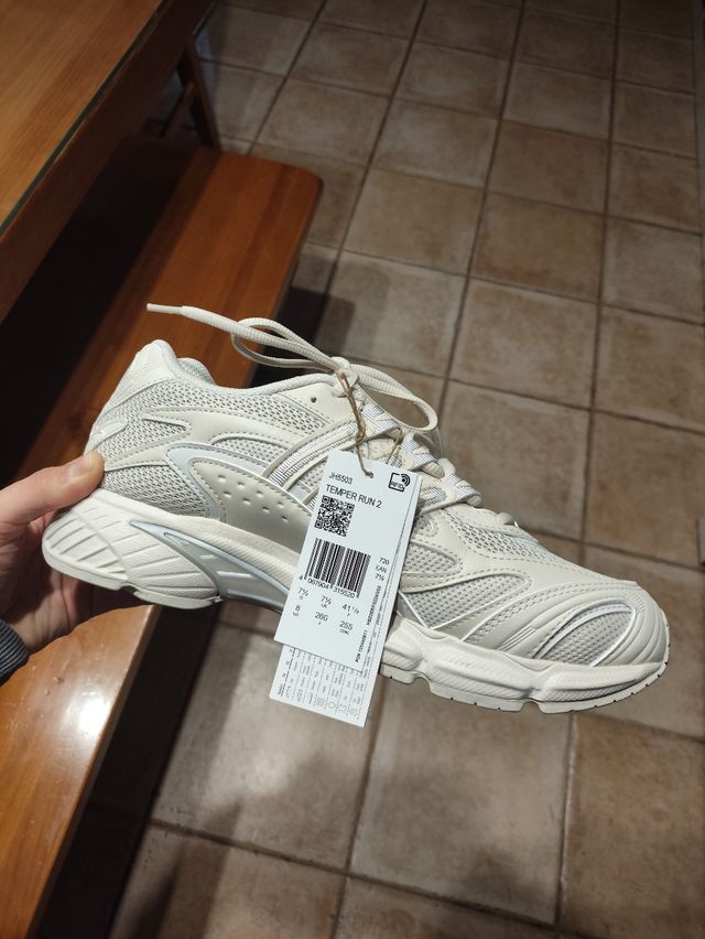 Zapatillas Adidas Temper Run 2 Beige/Gris