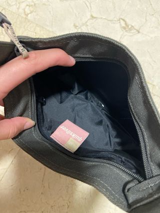 Bolso vintage Roxy negro y rosa