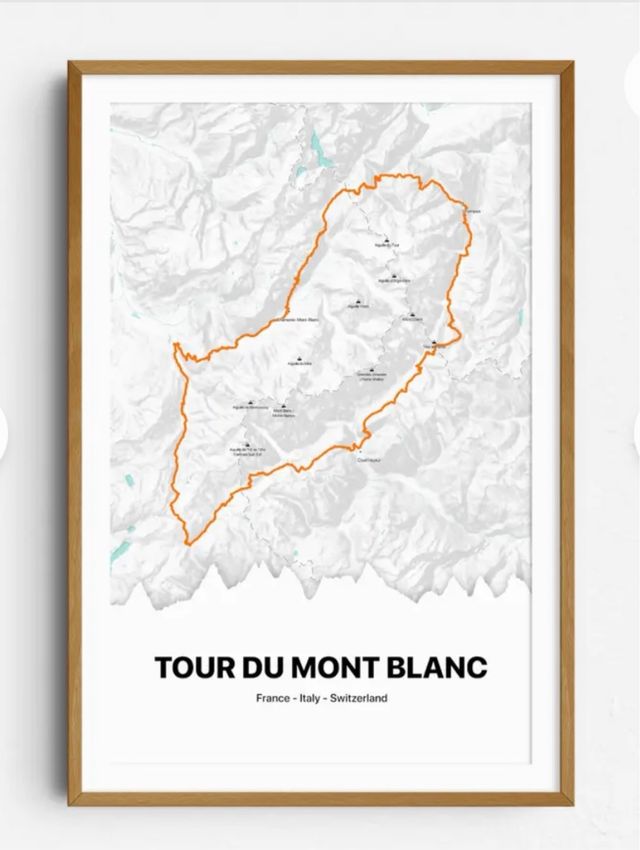 CUADRO PERSONALIZADO STRAVA A4 CON MARCO