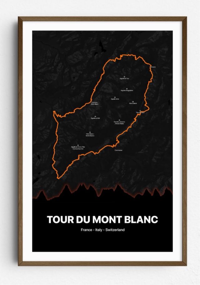 CUADRO PERSONALIZADO STRAVA A4 CON MARCO