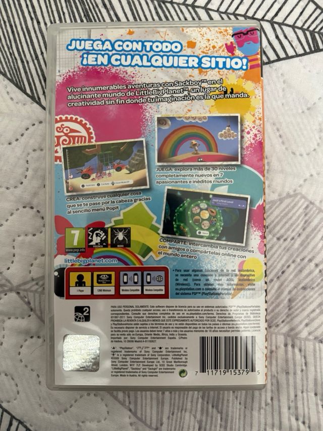 Juego PSP LittleBigPlanet Essentials
