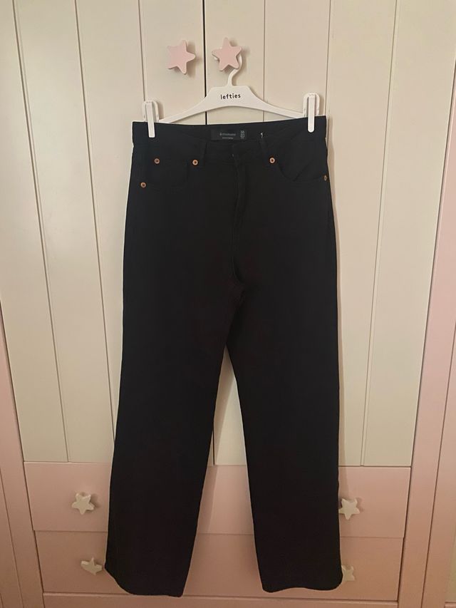 Pantalones Stradivarius Negros Talla 38