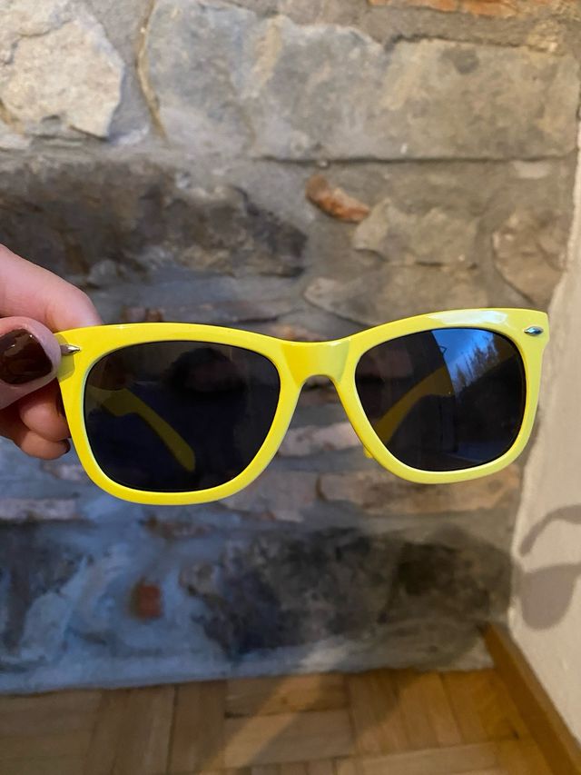 Occhiali da sole Whoopie Loopie Giallo Nero