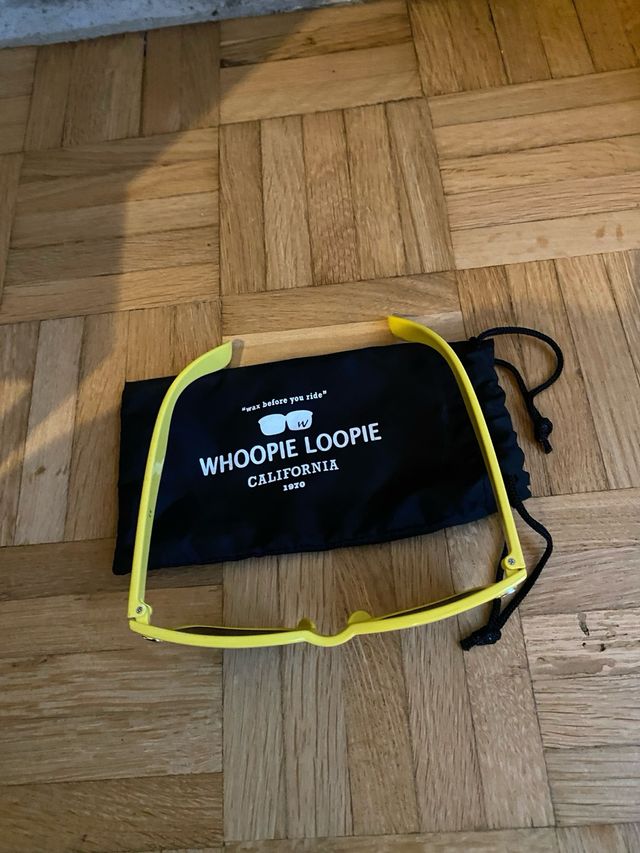 Occhiali da sole Whoopie Loopie Giallo Nero