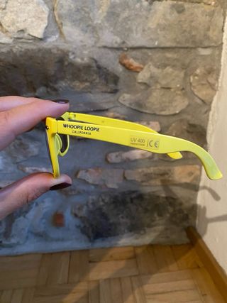 Occhiali da sole Whoopie Loopie Giallo Nero
