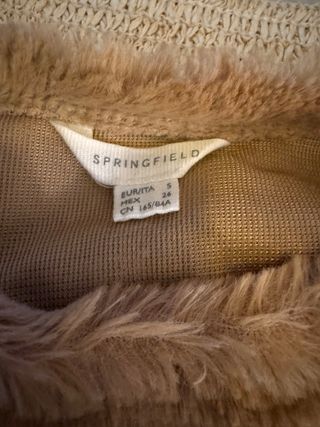 Jersey peludito marrón talla M