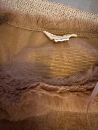 Jersey peludito marrón talla M