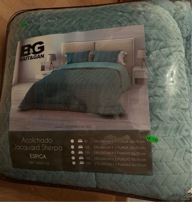 Dos por uno  
Colcha y Edredón 135cm con 2 Fundas
