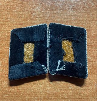 Insignias plata hojas de roble bordadas