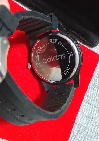 Reloj Adidas Negro y Plateado