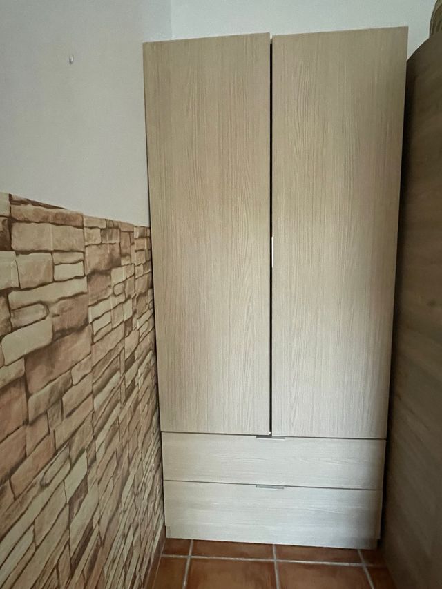 Armario alto 2 cajones 82x180x53cm