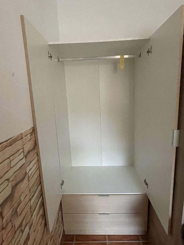 Armario alto 2 cajones 82x180x53cm