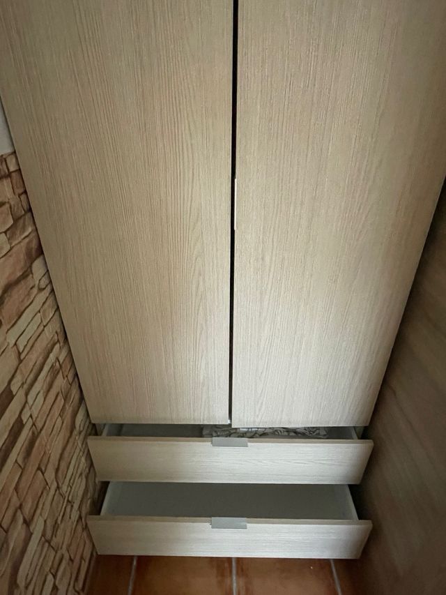 Armario alto 2 cajones 82x180x53cm