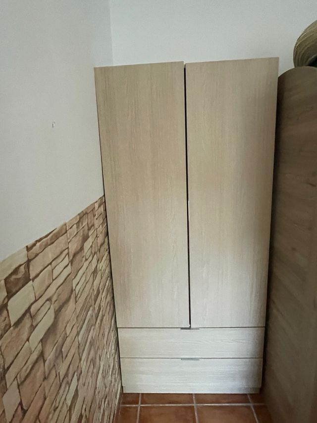 Armario alto 2 cajones 82x180x53cm