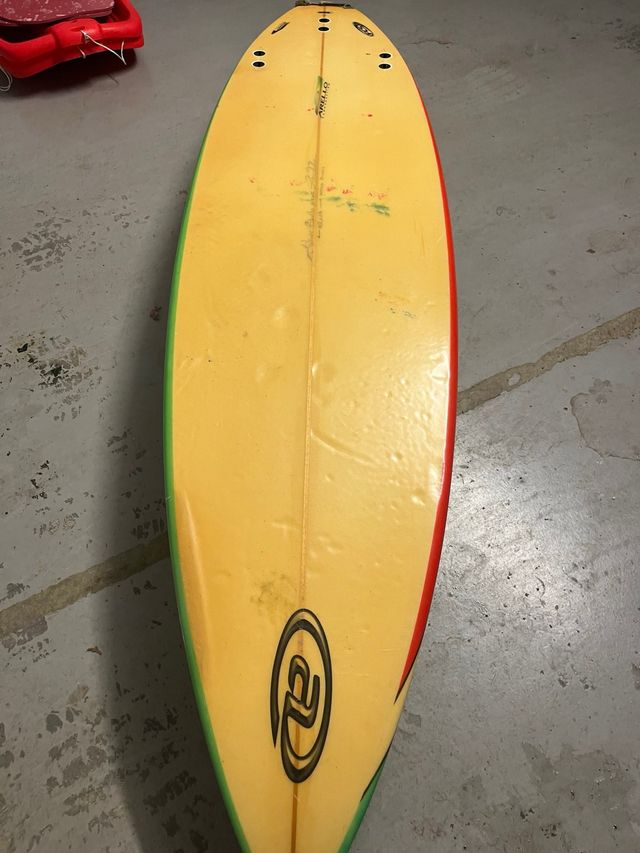 Tabla Surf 6'4 Amarilla