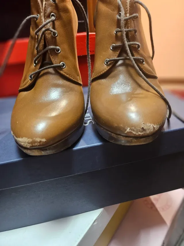 Botines Geox Piel Marrones