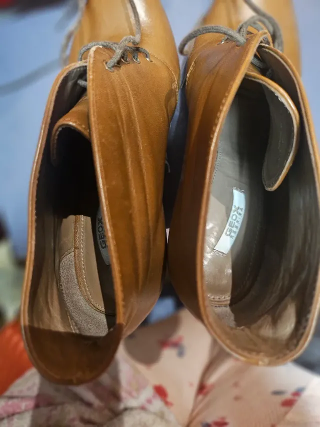 Botines Geox Piel Marrones