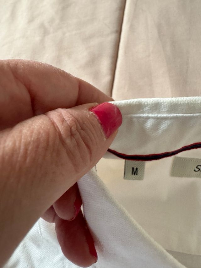 Camisa blanca hombre