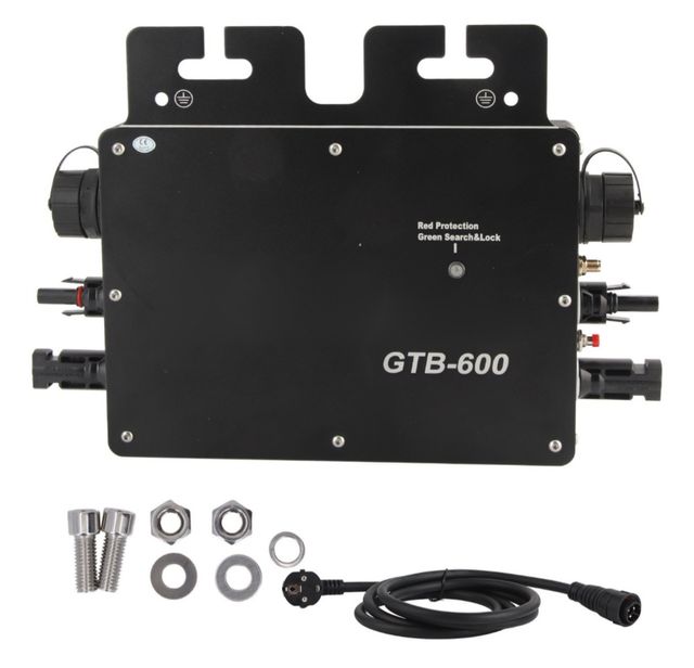 Micro Inverter Solare Grid 600W Controllo Wi-Fi