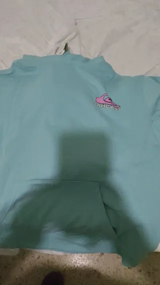 2 Sudaderas Quiksilver una Azul y otra verde agua