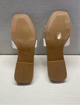 Ciabatte finte Hermes Donna Bianco Tg 37