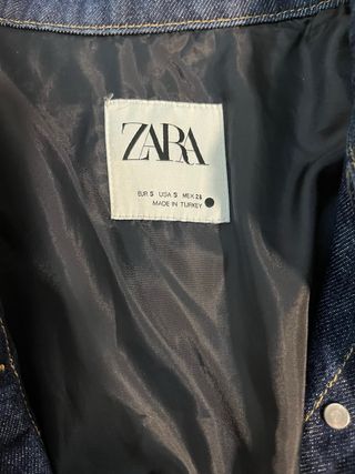 Cazadora vaquera bomber ZARA