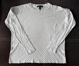 Jersey Mango lunares blanco XS