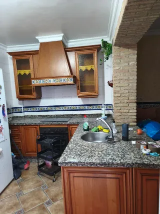 Cocina rústica de madera