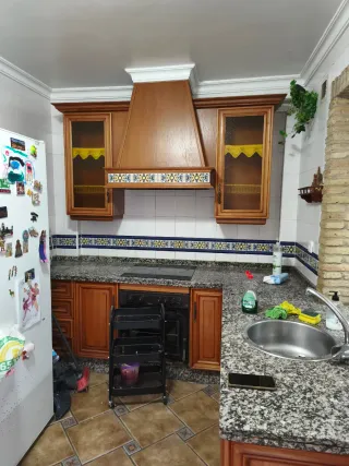 Cocina rústica de madera